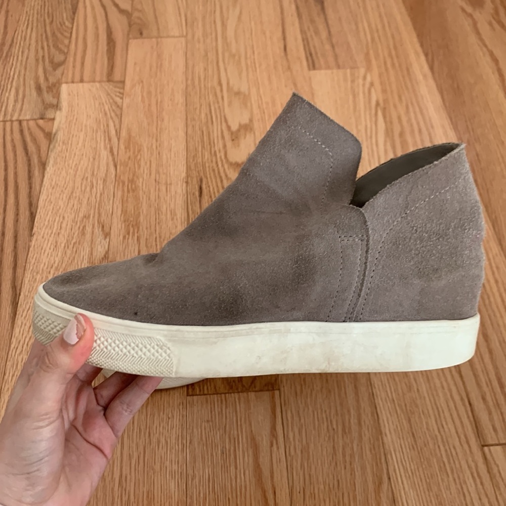 Suede Steve Madden Boot With Hidden Wedge - image 3